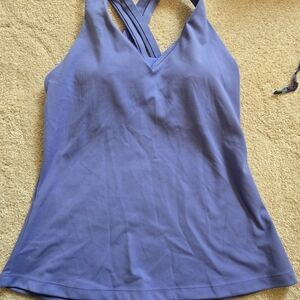 MTA Sport Lavender Strappy Tank Top